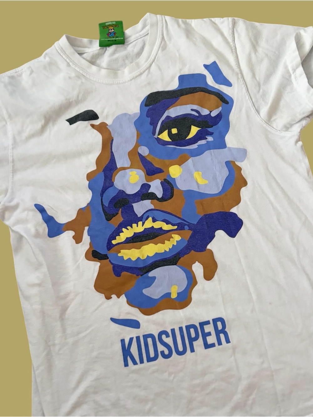 KIDSUPER White Short Sleeve Graphic Tee